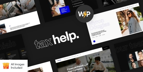 Tax Help v2.13.0 财务和商业会计顾问 WordPress 主题下载