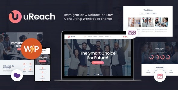 uReach v1.3.0 移民和搬迁法律咨询 WordPress 主题下载