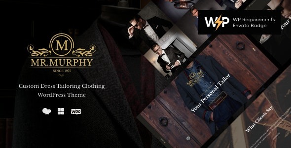 Mr. Murphy v1.2.8 定制服装裁剪服装 WordPress 主题下载