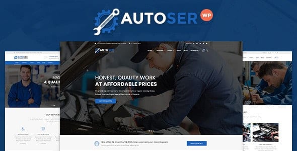 Autoser v1.1.0 汽车维修和汽车服务 WordPress 主题下载