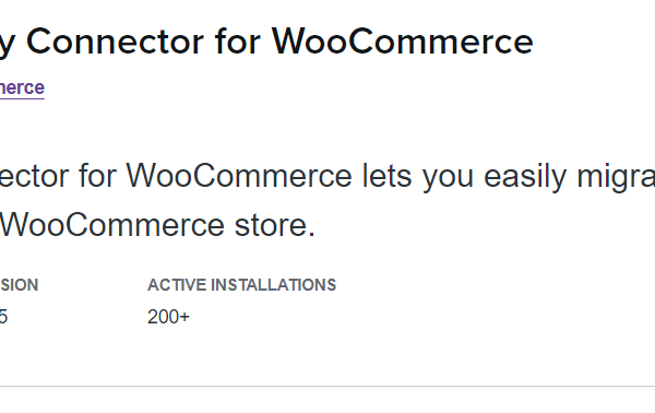 Shopify Connector for WooCommerce v1.0.0 Shopify 商店数据迁移到 WooCommerce 商店插件下载