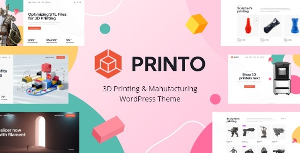 Printo v1.5.0 – 3D 打印和制造 WordPress 主题下载