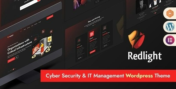 Redlight v1.0 网络安全和 IT 管理 WordPress 主题下载