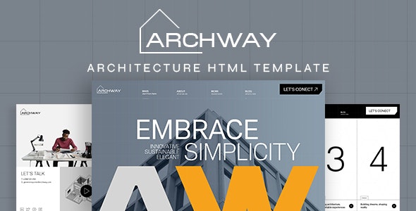 Archway 1.0 – 建筑与施工 HTML 模板下载