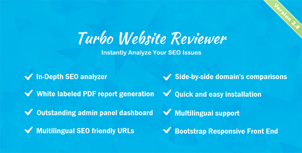 Turbo Website Reviewer v3.0 深入的SEO分析工具源码下载