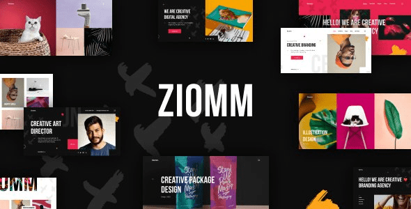 Ziomm v1.0.4 创意机构和作品集 WordPress 主题下载