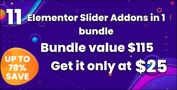 BWD Slider Bundle For Elementor v1.0 轻量级 Elementor轮播滑块插件下载