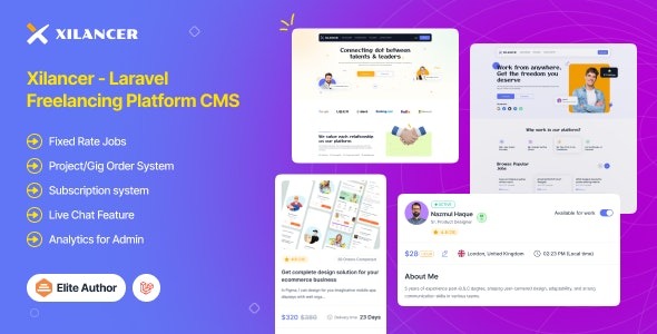 Xilancer v3.6.3 提供服务和项目的自由职业者市场平台源码下载