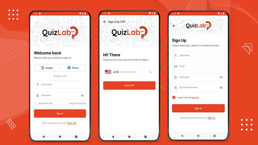QuizLab v1.0 使用 Flutter 应用程序app和管理面板的完整测验解决方案源码下载_芒果运营