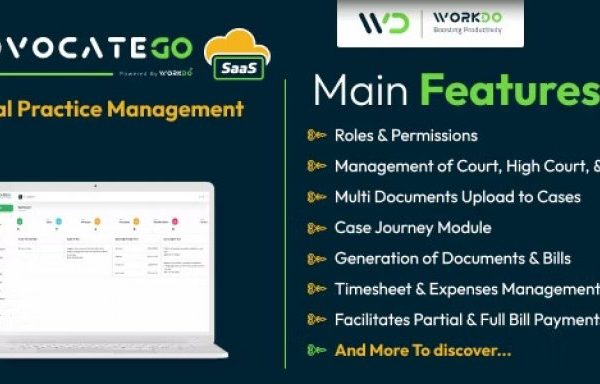 AdvocateGo SaaS v2.1 – 法律实践管理源码下载