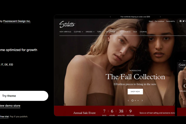 Stiletto Shopify Theme v2.1.1 Shopify主题下载