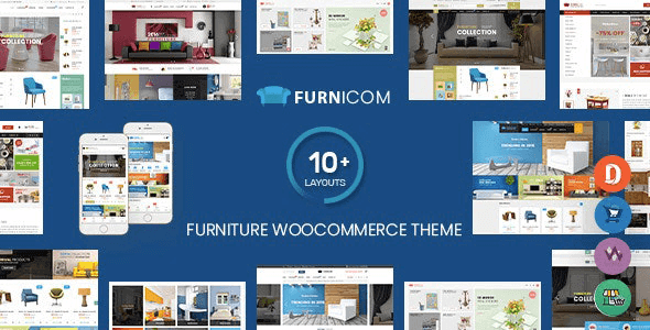 Furnicom v2.0.17 家具店和室内设计 WordPress WooCommerce 主题下载（已激活）