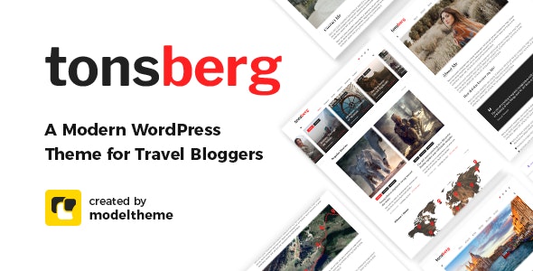 Tonsberg v1.4 – 适合旅游博主的现代 WordPress 主题下载