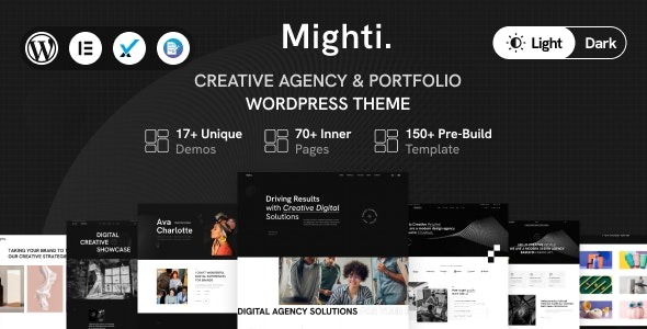 Mighti v1.0.4 创意机构和作品集 WordPress 主题下载