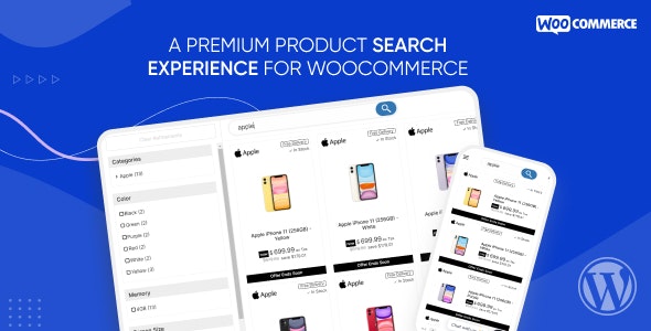 WooSearch v1.0.5 – WooCommerce 的弹窗式产品搜索和过滤器插件下载