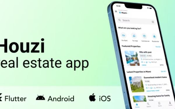 Houzi v1.3.9.1 房地产应用程序app源码下载