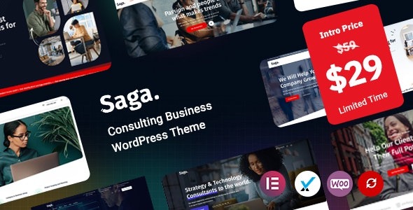 Saga v2.3 商业咨询 WordPress 主题下载