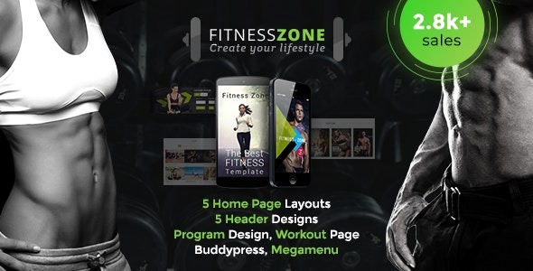 Fitness Zone WordPress Theme v5.3 健身主题下载
