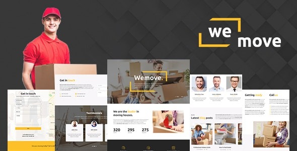 WeMove v1.5 – 家居搬家和物流 WordPress 主题下载