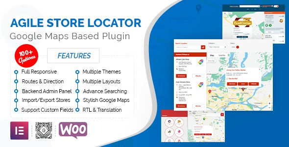 Agile Store Locator v4.10.4 适用于 WordPress 的 Google 地图插件下载（已激活）