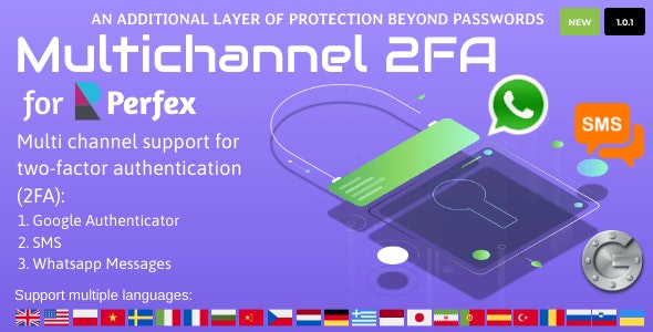 Multichannel Two Factor Authentication for Perfex CRM v1.0.1 源码下载