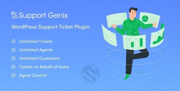Support Genix v1.6.4 WordPress 工单支持插件下载