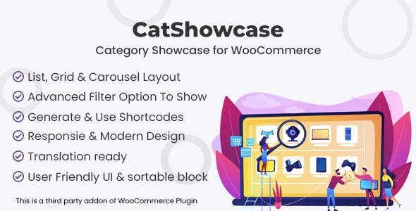 CatShowcase v1.0.0 WooCommerce 类别展示插件下载