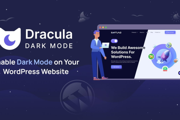 Dracula Dark Mode (PRO) v1.2.0 wordpress暗黑黑夜模式插件下载