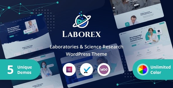 Labotrex v1.0 实验室和科学研究 WordPress 主题下载