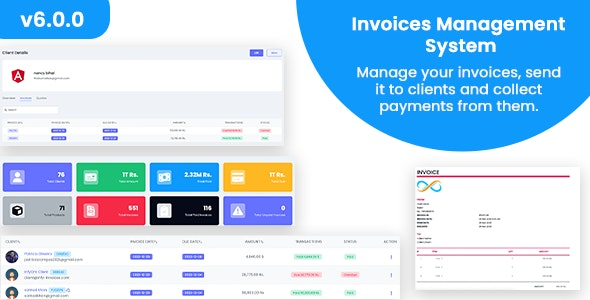 Invoices v7.1.0 Laravel 发票管理系统 – 账单管理源码下载