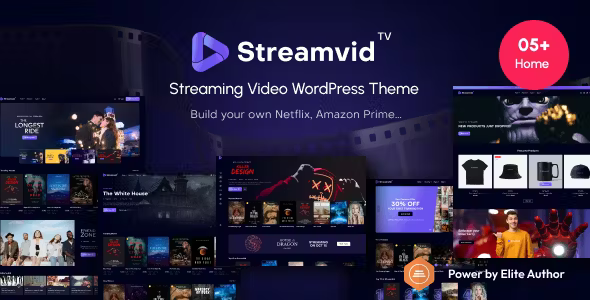 StreamVid v5.0.5 流媒体视频 WordPress 主题下载