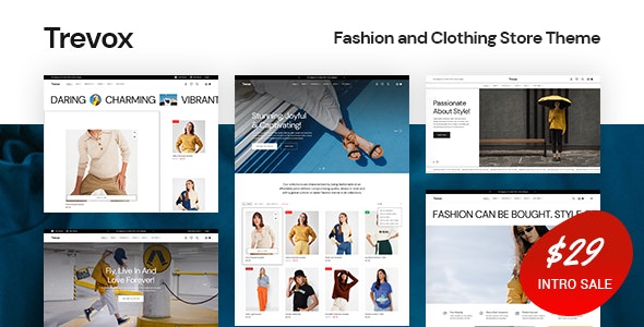 Trevox v1.0.1 – 时尚和服装店主题下载