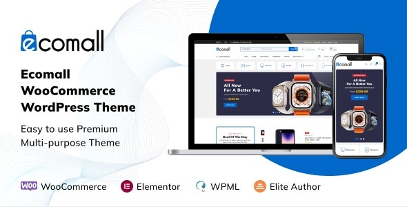 Ecomall v1.1 Elementor Electronics WooCommerce 主题下载