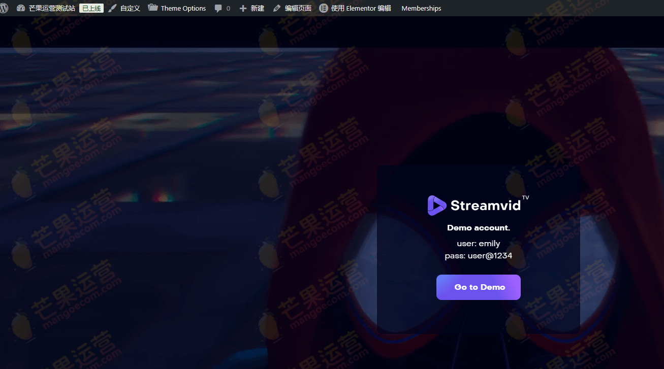 StreamVid 流媒体视频电影 WordPress 主题破解版下载