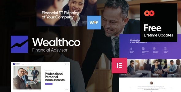 WealthCo v2.12.0 新鲜的商业和财务咨询 WordPress 主题下载（已激活）