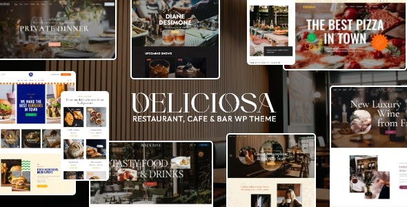 Deliciosa v1.4.0 餐厅、咖啡馆和酒吧 WordPress 主题下载