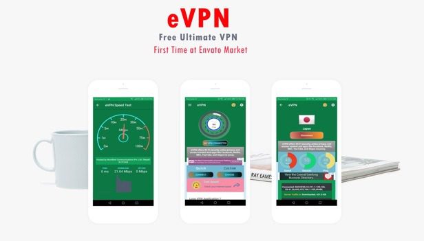 eVPN v4.4 免费终极 VPN Android VPN、计费、电话助推器、Admob 推送通知源码下载_芒果运营