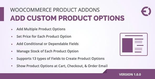 WooCommerce Custom Product Addons, Custom Product Options v5.1.0 自定义字段插件下载