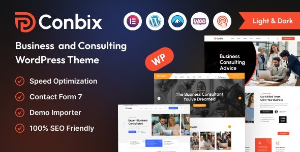 Conbix v2.2.8 商业咨询 WordPress 主题下载