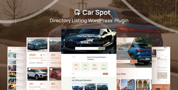 CarSpot v1.0.3 – 汽车目录列表 WordPress 插件下载