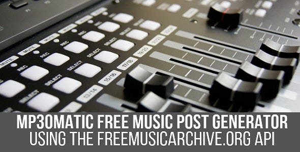 Mp3omatic v1.1.3 – 适用于 WordPress 的免费音乐自动帖子生成器插件下载