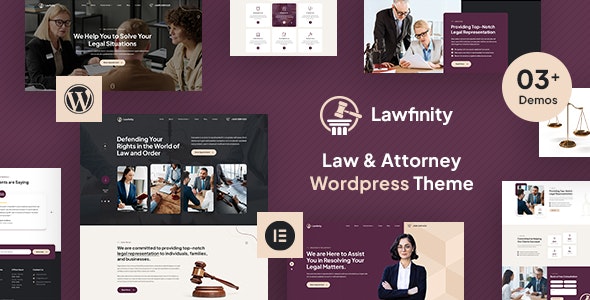 Lawfinity v1.1 – 法律和律师 WordPress 主题下载