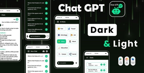 Chat GTP – ChattyAI v1.0 – 安卓源代码源码下载