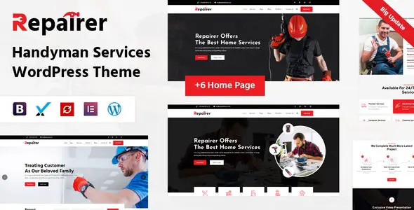 Repairer v1.5 勤杂工维修服务 WordPress 主题下载