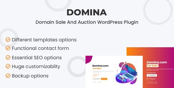 Domina Pro v1.1.0 域名出售和拍卖插件下载