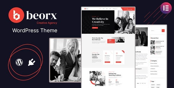 Beorx v2.2.2 创意机构 WordPress 主题下载