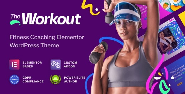 The Workout v1.0.8 教练健身 WordPress 主题下载