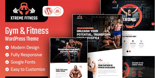 Xtreme Fitness v1.0 健身房和健身 WordPress 主题下载