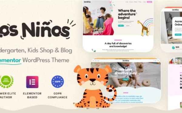 Los Ninos v1.0.10 儿童教育 WordPress 主题下载 [NFIX]