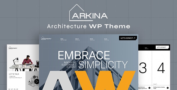 Akina v1.1 – 建筑 WordPress 主题下载